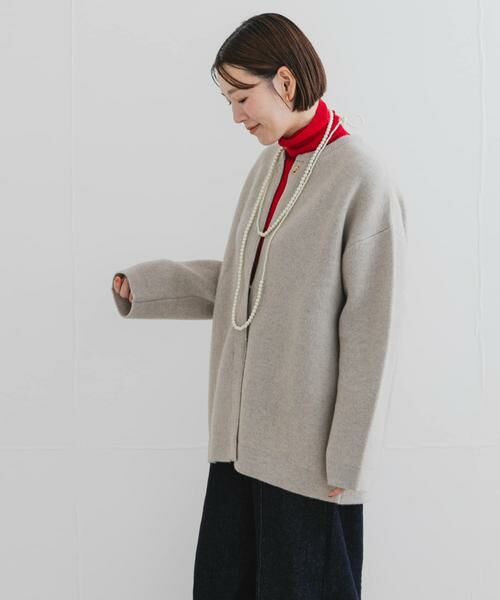 URBAN RESEARCH ROSSO / アーバンリサーチ ロッソ その他アウター | F by ROSSO　ハミルトン接結ニットコート | 詳細25