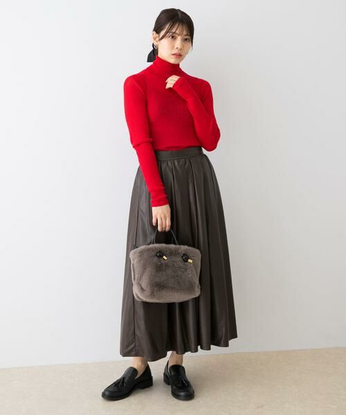 URBAN RESEARCH ROSSO / アーバンリサーチ ロッソ ニット・セーター | F by ROSSO　ウォッシャブルシアーリブタートルニット | 詳細6