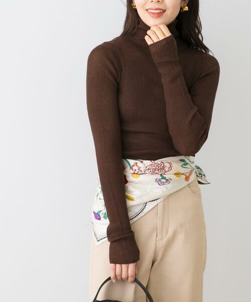 URBAN RESEARCH ROSSO / アーバンリサーチ ロッソ ニット・セーター | F by ROSSO　ウォッシャブルシアーリブタートルニット | 詳細11