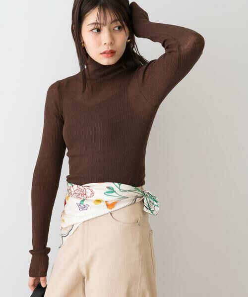 URBAN RESEARCH ROSSO / アーバンリサーチ ロッソ ニット・セーター | F by ROSSO　ウォッシャブルシアーリブタートルニット | 詳細13