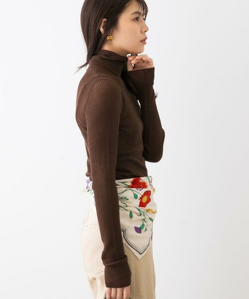 URBAN RESEARCH ROSSO / アーバンリサーチ ロッソ ニット・セーター | F by ROSSO　ウォッシャブルシアーリブタートルニット | 詳細14