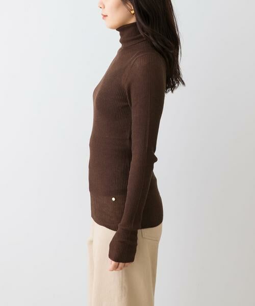 URBAN RESEARCH ROSSO / アーバンリサーチ ロッソ ニット・セーター | F by ROSSO　ウォッシャブルシアーリブタートルニット | 詳細18