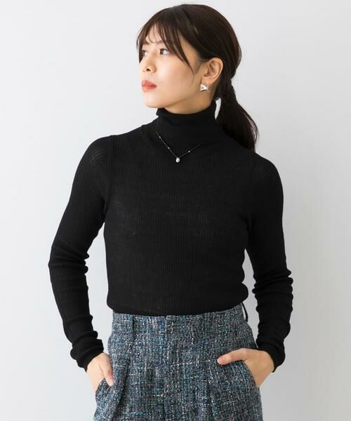 URBAN RESEARCH ROSSO / アーバンリサーチ ロッソ ニット・セーター | F by ROSSO　ウォッシャブルシアーリブタートルニット | 詳細24