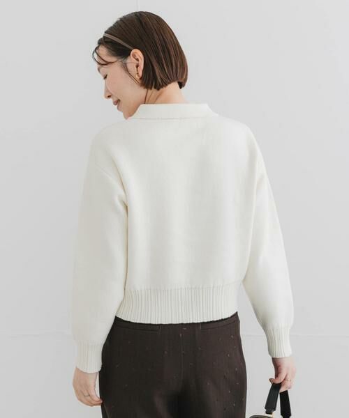 URBAN RESEARCH ROSSO / アーバンリサーチ ロッソ ニット・セーター | F by ROSSO　コットンカシミヤ衿パールニット | 詳細20