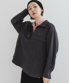 URBAN RESEARCH ROSSO / アーバンリサーチ ロッソ シャツ・ブラウス | F by ROSSO　ウールライクプルブラウス