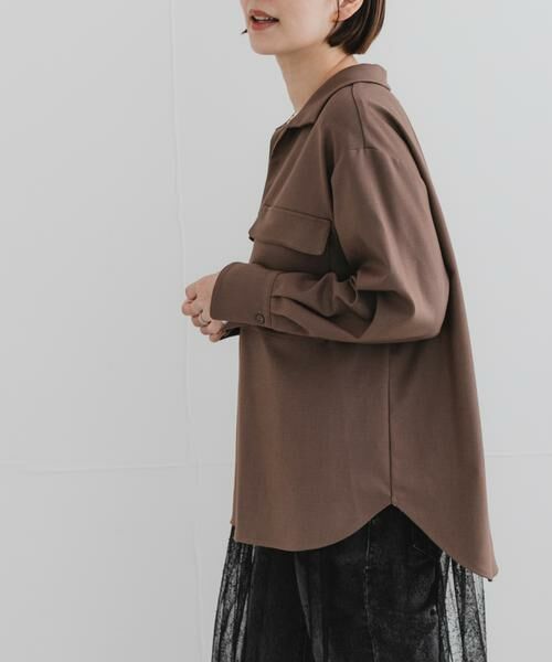 URBAN RESEARCH ROSSO / アーバンリサーチ ロッソ シャツ・ブラウス | F by ROSSO　ウールライクプルブラウス | 詳細2