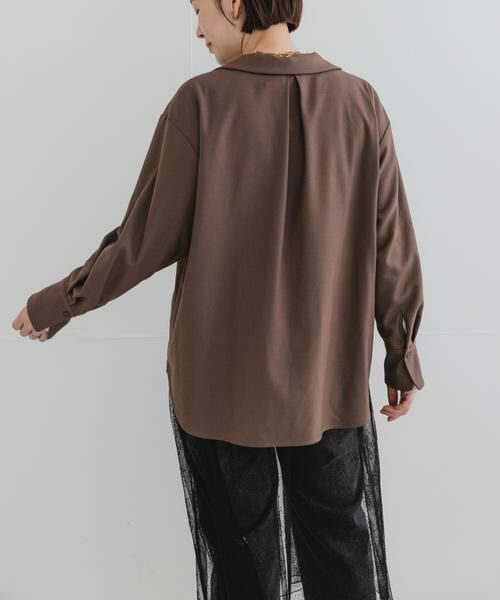 URBAN RESEARCH ROSSO / アーバンリサーチ ロッソ シャツ・ブラウス | F by ROSSO　ウールライクプルブラウス | 詳細3