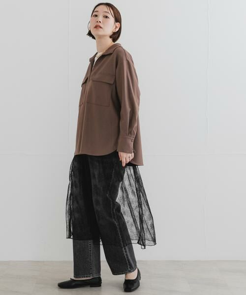 URBAN RESEARCH ROSSO / アーバンリサーチ ロッソ シャツ・ブラウス | F by ROSSO　ウールライクプルブラウス | 詳細6