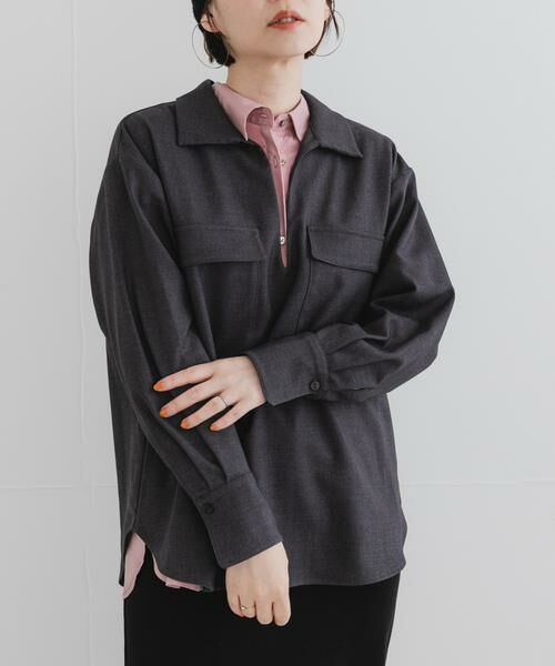 URBAN RESEARCH ROSSO / アーバンリサーチ ロッソ シャツ・ブラウス | F by ROSSO　ウールライクプルブラウス | 詳細11