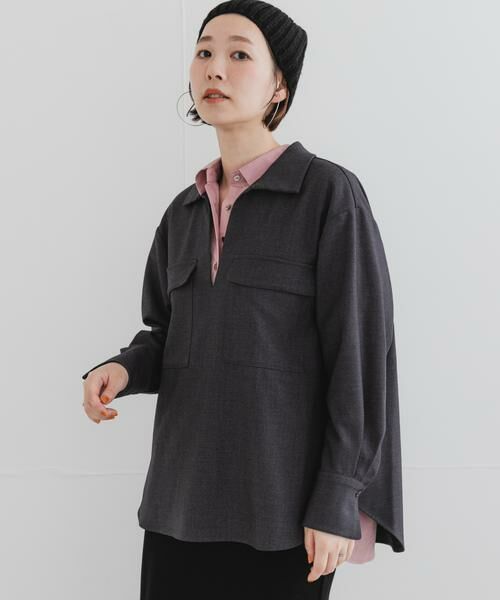 URBAN RESEARCH ROSSO / アーバンリサーチ ロッソ シャツ・ブラウス | F by ROSSO　ウールライクプルブラウス | 詳細12