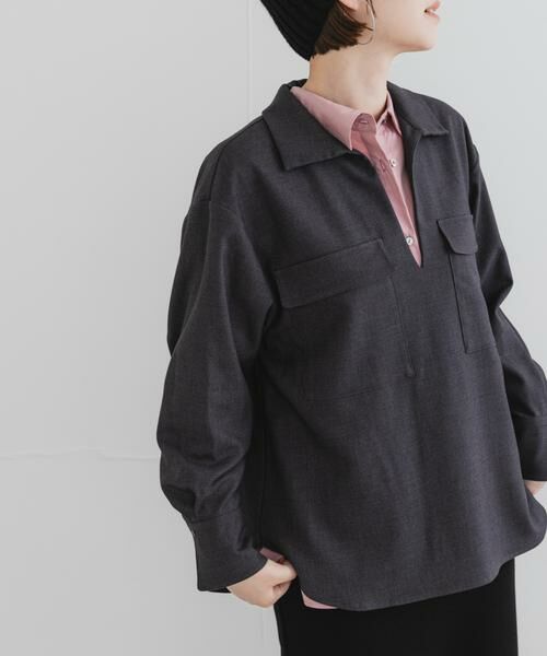 URBAN RESEARCH ROSSO / アーバンリサーチ ロッソ シャツ・ブラウス | F by ROSSO　ウールライクプルブラウス | 詳細14