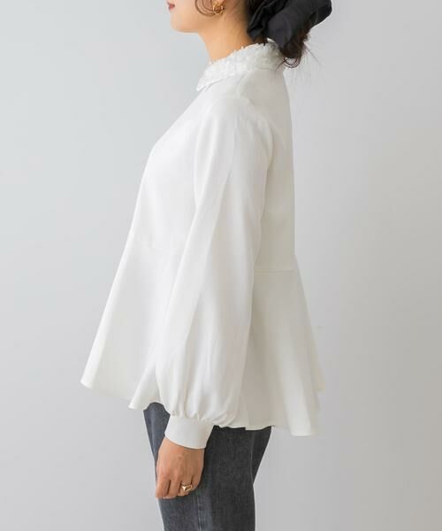 URBAN RESEARCH ROSSO / アーバンリサーチ ロッソ シャツ・ブラウス | F by ROSSO　レースカラーペプラムブラウス | 詳細10