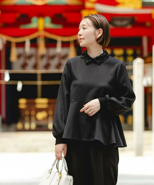 URBAN RESEARCH ROSSO / アーバンリサーチ ロッソ シャツ・ブラウス | F by ROSSO　レースカラーペプラムブラウス | 詳細18