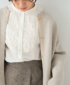 URBAN RESEARCH ROSSO / アーバンリサーチ ロッソ シャツ・ブラウス | F by ROSSO　モチーフレース切替ブラウス