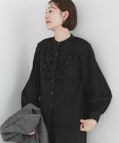 URBAN RESEARCH ROSSO / アーバンリサーチ ロッソ シャツ・ブラウス | F by ROSSO　モチーフレース切替ブラウス