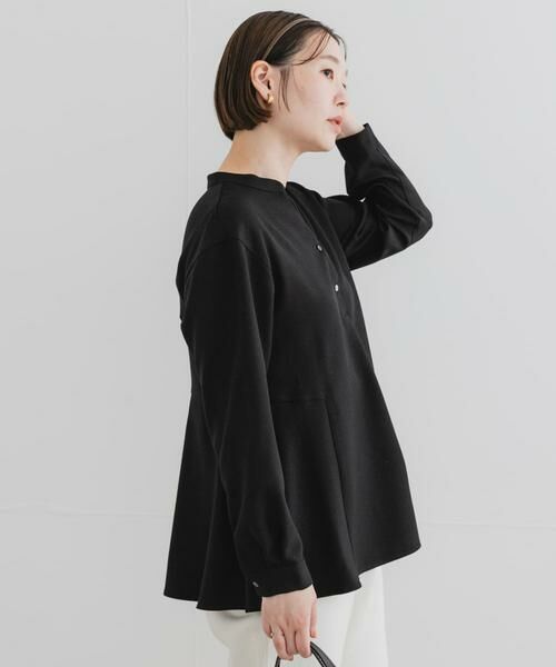 URBAN RESEARCH ROSSO / アーバンリサーチ ロッソ シャツ・ブラウス | 『UR TECH SMOOTHLUXE』F by ROSSO　サイドペプラムブラウス | 詳細2