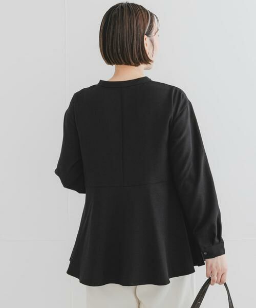 URBAN RESEARCH ROSSO / アーバンリサーチ ロッソ シャツ・ブラウス | 『UR TECH SMOOTHLUXE』F by ROSSO　サイドペプラムブラウス | 詳細3