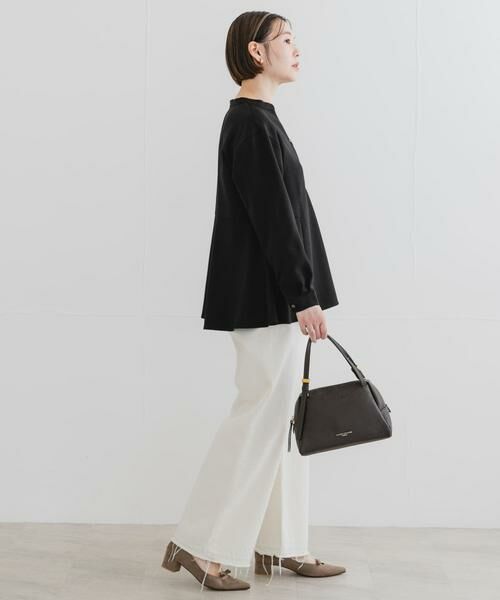 URBAN RESEARCH ROSSO / アーバンリサーチ ロッソ シャツ・ブラウス | 『UR TECH SMOOTHLUXE』F by ROSSO　サイドペプラムブラウス | 詳細5