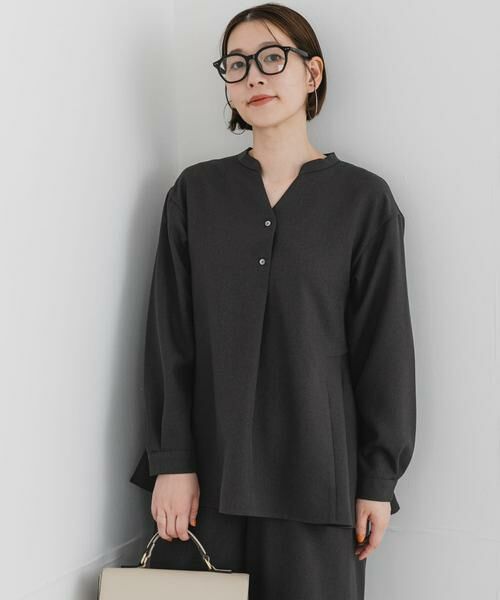 URBAN RESEARCH ROSSO / アーバンリサーチ ロッソ シャツ・ブラウス | 『UR TECH SMOOTHLUXE』F by ROSSO　サイドペプラムブラウス | 詳細11