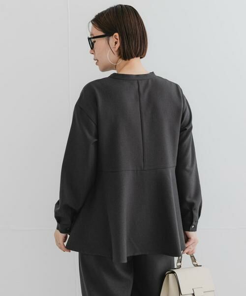 URBAN RESEARCH ROSSO / アーバンリサーチ ロッソ シャツ・ブラウス | 『UR TECH SMOOTHLUXE』F by ROSSO　サイドペプラムブラウス | 詳細14