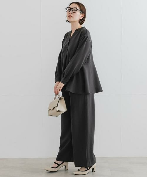 URBAN RESEARCH ROSSO / アーバンリサーチ ロッソ シャツ・ブラウス | 『UR TECH SMOOTHLUXE』F by ROSSO　サイドペプラムブラウス | 詳細16