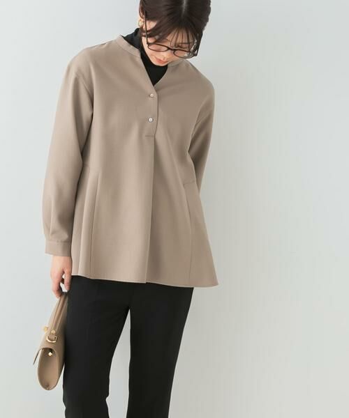 URBAN RESEARCH ROSSO / アーバンリサーチ ロッソ シャツ・ブラウス | 『UR TECH SMOOTHLUXE』F by ROSSO　サイドペプラムブラウス | 詳細19