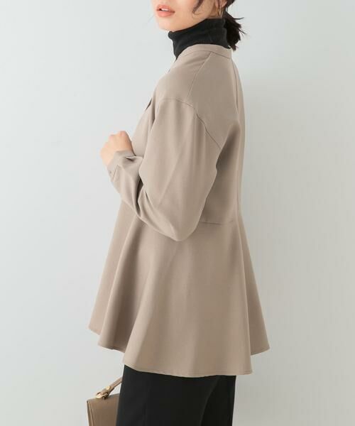 URBAN RESEARCH ROSSO / アーバンリサーチ ロッソ シャツ・ブラウス | 『UR TECH SMOOTHLUXE』F by ROSSO　サイドペプラムブラウス | 詳細20