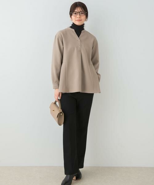 URBAN RESEARCH ROSSO / アーバンリサーチ ロッソ シャツ・ブラウス | 『UR TECH SMOOTHLUXE』F by ROSSO　サイドペプラムブラウス | 詳細21