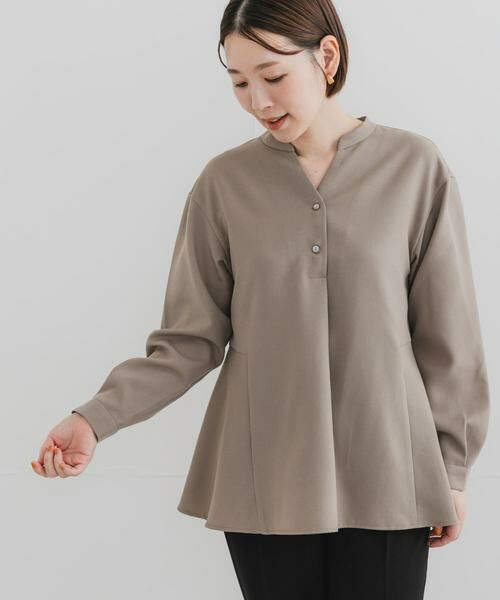 URBAN RESEARCH ROSSO / アーバンリサーチ ロッソ シャツ・ブラウス | 『UR TECH SMOOTHLUXE』F by ROSSO　サイドペプラムブラウス | 詳細23