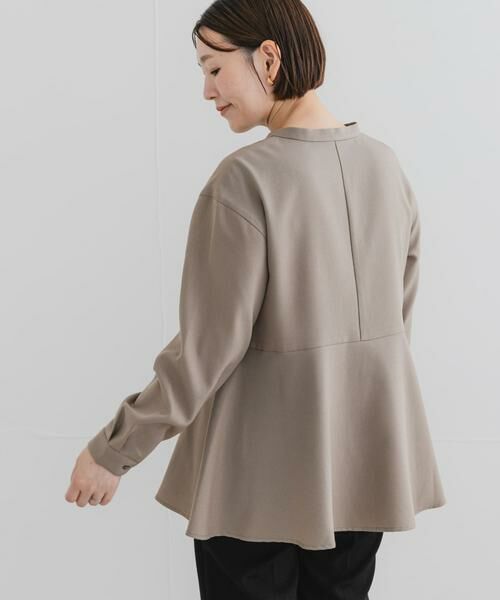 URBAN RESEARCH ROSSO / アーバンリサーチ ロッソ シャツ・ブラウス | 『UR TECH SMOOTHLUXE』F by ROSSO　サイドペプラムブラウス | 詳細24