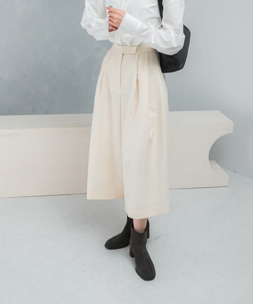 URBAN RESEARCH ROSSO / アーバンリサーチ ロッソ その他パンツ | ダブルクロスフォルムタックパンツ | 詳細3