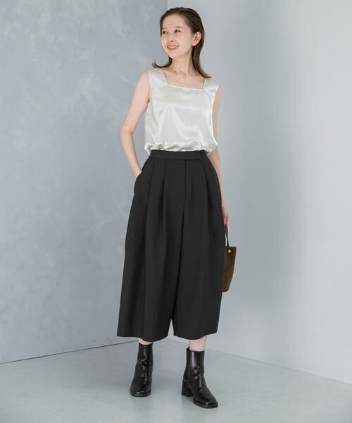 URBAN RESEARCH ROSSO / アーバンリサーチ ロッソ その他パンツ | ダブルクロスフォルムタックパンツ | 詳細15