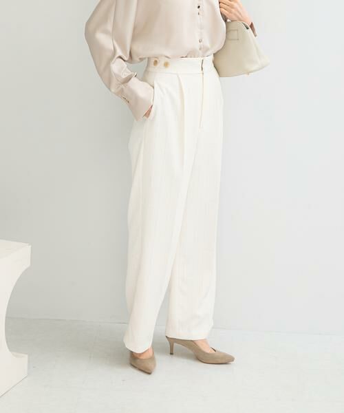 URBAN RESEARCH ROSSO / アーバンリサーチ ロッソ その他パンツ | 防シワツイードワイドパンツ | 詳細2