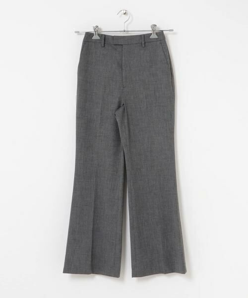 URBAN RESEARCH ROSSO/アーバンリサーチ ロッソ 防シワセミフレアパンツ グレー 36 URBAN RESEARCH ROSSO/アーバンリサーチ ロッソ 防シワセミフレアパンツ グレー 36