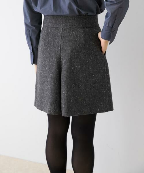 URBAN RESEARCH ROSSO / アーバンリサーチ ロッソ ショート・ハーフ・半端丈パンツ | F by ROSSO　ヘリンボンツイードスカート風キュロット | 詳細10