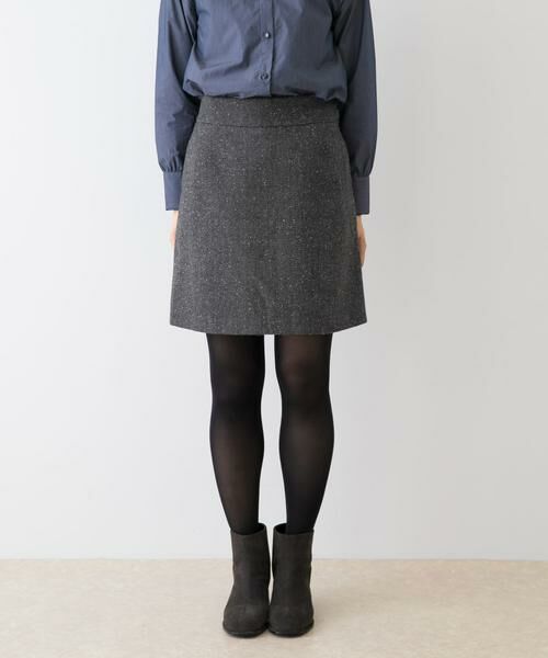 URBAN RESEARCH ROSSO / アーバンリサーチ ロッソ ショート・ハーフ・半端丈パンツ | F by ROSSO　ヘリンボンツイードスカート風キュロット | 詳細7