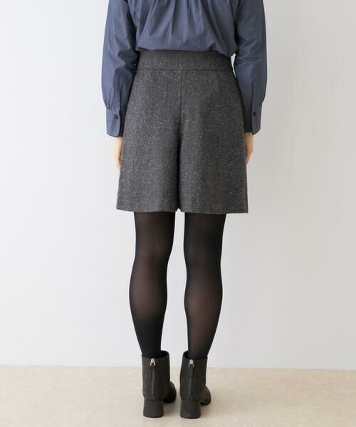 URBAN RESEARCH ROSSO / アーバンリサーチ ロッソ ショート・ハーフ・半端丈パンツ | F by ROSSO　ヘリンボンツイードスカート風キュロット | 詳細9