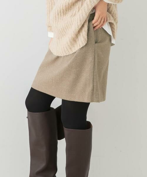 URBAN RESEARCH ROSSO / アーバンリサーチ ロッソ ショート・ハーフ・半端丈パンツ | F by ROSSO　ヘリンボンツイードスカート風キュロット | 詳細14