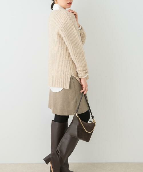 URBAN RESEARCH ROSSO / アーバンリサーチ ロッソ ショート・ハーフ・半端丈パンツ | F by ROSSO　ヘリンボンツイードスカート風キュロット | 詳細16