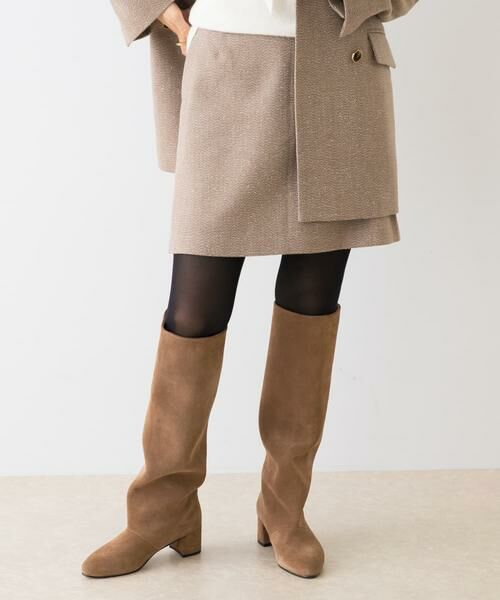 URBAN RESEARCH ROSSO / アーバンリサーチ ロッソ ショート・ハーフ・半端丈パンツ | F by ROSSO　ヘリンボンツイードスカート風キュロット | 詳細20
