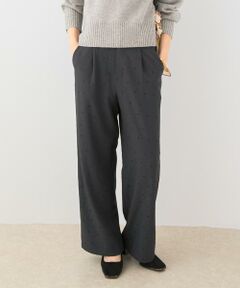 URBAN RESEARCH ROSSO / アーバンリサーチ ロッソ その他パンツ | F by ROSSO　ハート刺繍タックワイドパンツ