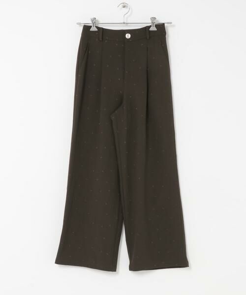 URBAN RESEARCH ROSSO / アーバンリサーチ ロッソ その他パンツ | F by ROSSO ハート刺繍タックワイドパンツ | 詳細6