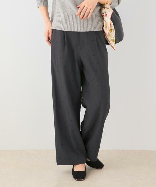 URBAN RESEARCH ROSSO / アーバンリサーチ ロッソ その他パンツ | F by ROSSO ハート刺繍タックワイドパンツ | 詳細11