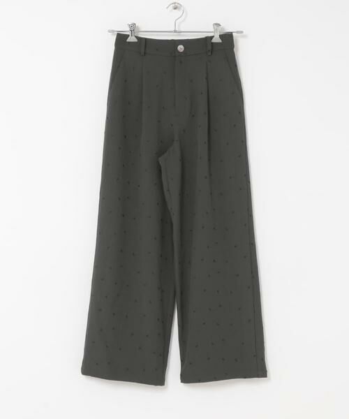 URBAN RESEARCH ROSSO / アーバンリサーチ ロッソ その他パンツ | F by ROSSO ハート刺繍タックワイドパンツ | 詳細23