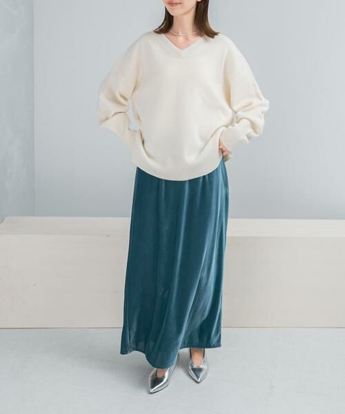 URBAN RESEARCH ROSSO / アーバンリサーチ ロッソ スカート | ベロアロングスカート | 詳細2