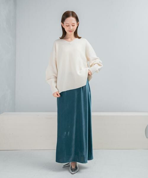 URBAN RESEARCH ROSSO / アーバンリサーチ ロッソ スカート | ベロアロングスカート | 詳細3