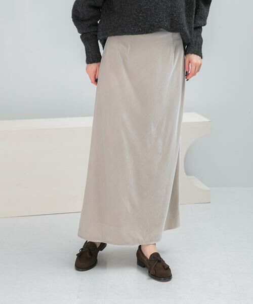 URBAN RESEARCH ROSSO / アーバンリサーチ ロッソ スカート | ベロアロングスカート | 詳細13