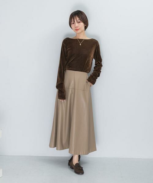 URBAN RESEARCH ROSSO / アーバンリサーチ ロッソ スカート | バックジップフレアスカート | 詳細3