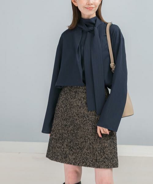 URBAN RESEARCH ROSSO / アーバンリサーチ ロッソ スカート | ウール混ループツイードミニスカート | 詳細7