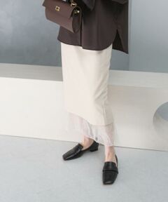 URBAN RESEARCH ROSSO / アーバンリサーチ ロッソ スカート | レースレイヤードミディスカート